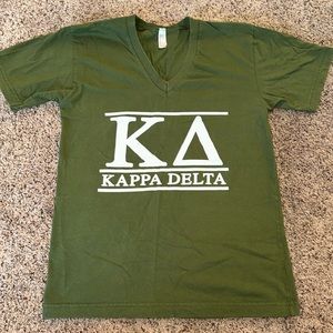 Kappa Delta green shirt